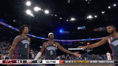 Thunder Winning Basketball Game by 47 Points