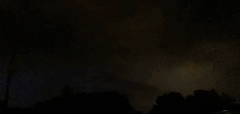 Darkness And Lightning During Thunderstorm GIF