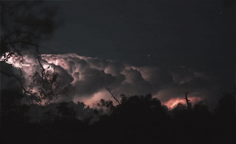 Black Clouds Forming Thunderstorm GIF