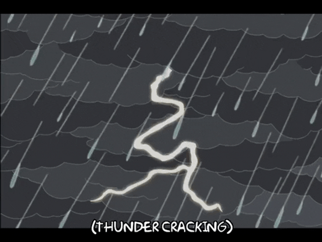 Thunderstorm Heavy Rains Thunder Cracking GIF