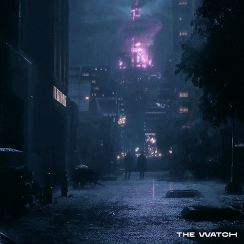 Thunderstorm In The Middle Of The City GIF
