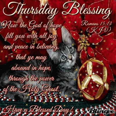 Thursday Blessings Roman 15:13 GIF