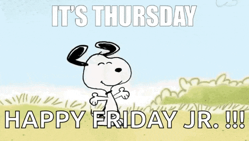 Thursday Snoopy Gif GIF