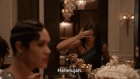 Tiana Brown Saying Hallelujah GIF