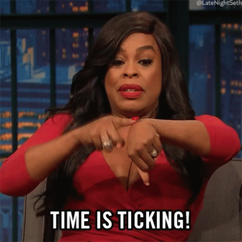 Tick Tock Time Is Ticking Niecy Nash GIF