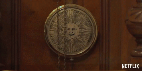 Sun Hand Ticking Clock GIF