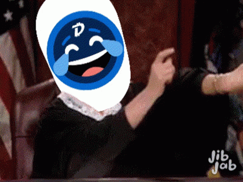 Haha Emoji On A Judge Ticking Clock GIF