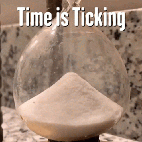 Hourglass Ticking Clock GIF