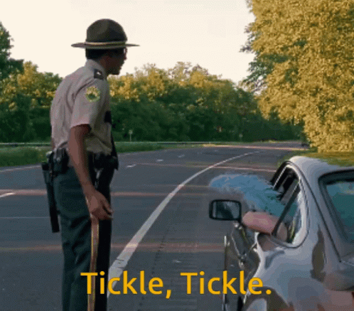 Tickle Feather Super Troopers GIF