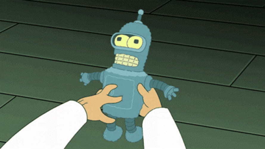 Tickle-me Bender Futurama GIF