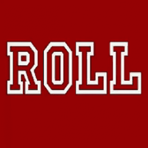 Tide in Red and White Letters
