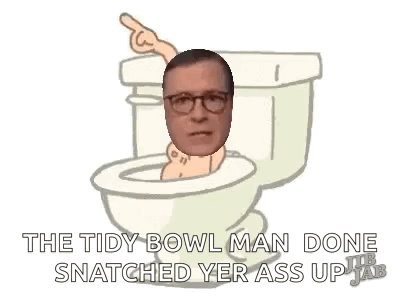 Tidy Bowl Man Snatched Man in Toilet