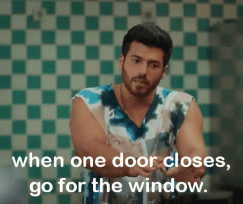 Tie Dye Man When Door Closes Go For Window