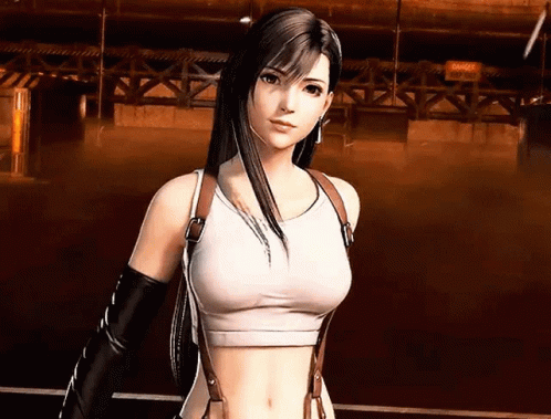 Tifa Cute Pose GIF