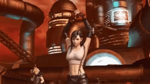 Tifa Fierce Warrior Spirit GIF