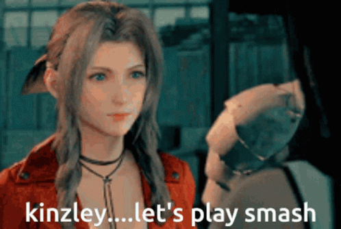 Tifa Holding Aerith Hand GIF