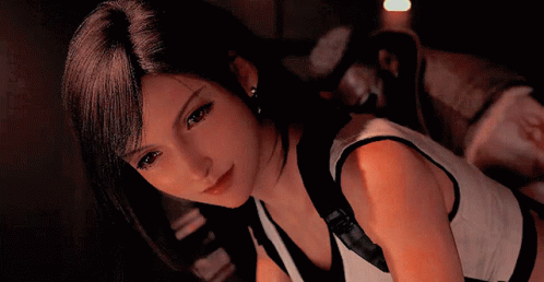 Tifa Shh Hand Gesture GIF