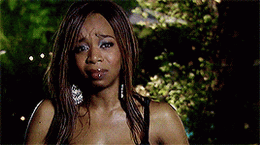 Tiffany Pollard Nervous Reaction GIF