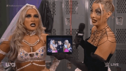 Tiffany Stratton Annoyed With The Interviewer GIF