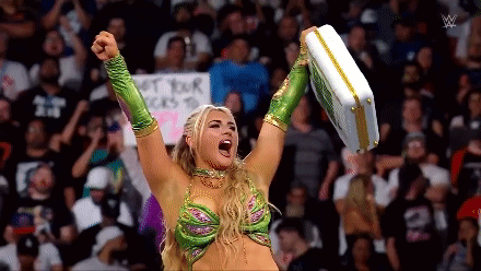 Tiffany Stratton Asking For Her Belt GIF