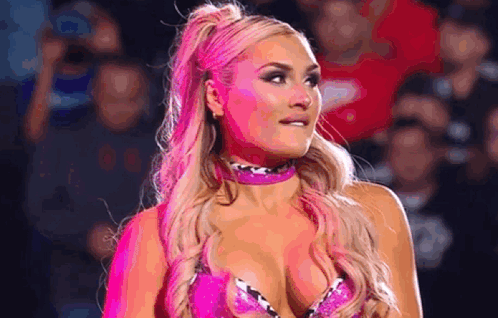 Tiffany Stratton Flexing Her Big Muscles GIF