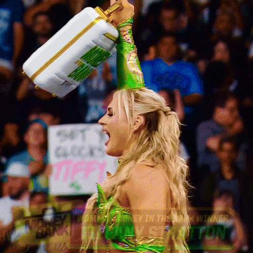 Tiffany Stratton Hugs Money Bank GIF