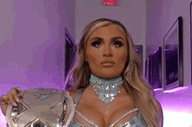Tiffany Stratton Walking With Her Belt GIF