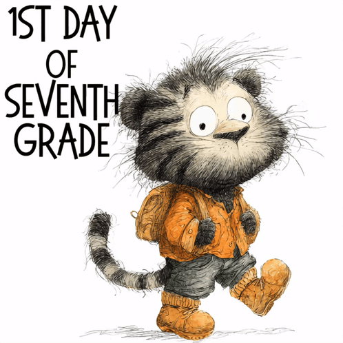 Tiger 1st Day of Seventh Grade