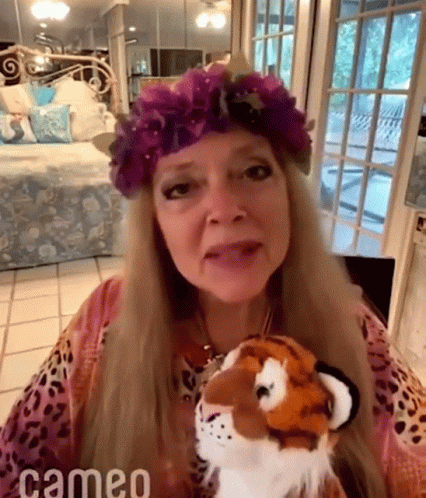Carole Baskin Tiger King GIF