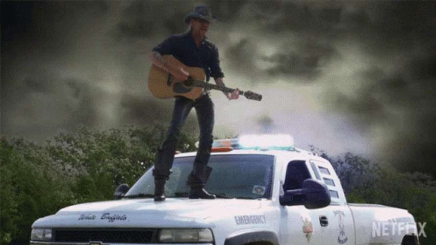 Tiger King Playing Guitar GIF