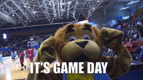 Tiger Mascot Game Day GIF