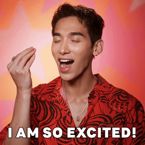 Tiger Print Shirt Man I Am So Excited GIF