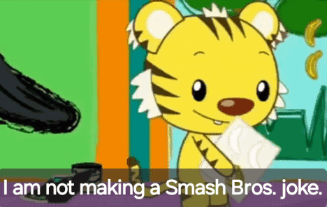 Tiger Saying I Am Not Making a Smash Bros. Joke