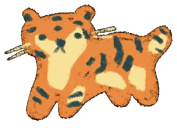 Tiger with Black Spots