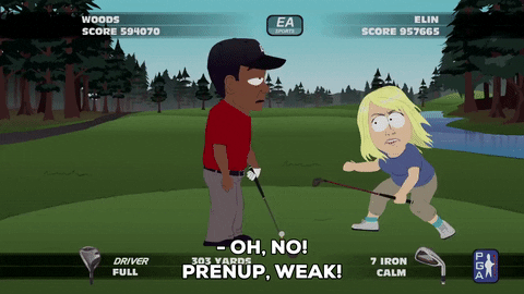 Tiger Woods Beaten Up Video Game GIF