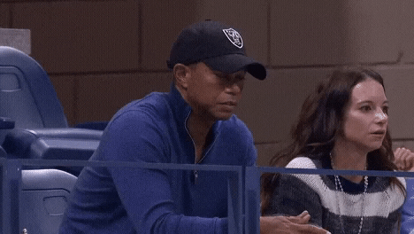 Tiger Woods Disappointed Reaction GIF