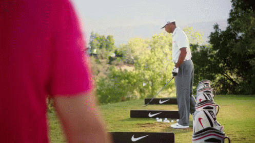 Tiger Woods Hitting Golf Ball Meme GIF
