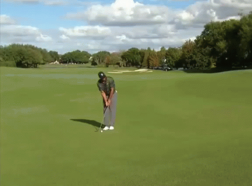 Tiger Woods Rare Bad Shot GIF