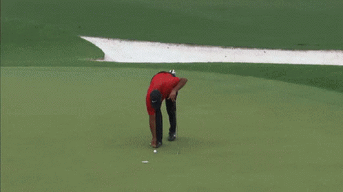 Tiger Woods Striking A Golf Ball GIF