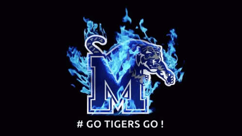 Tigers Logo With Tiger On Fire
