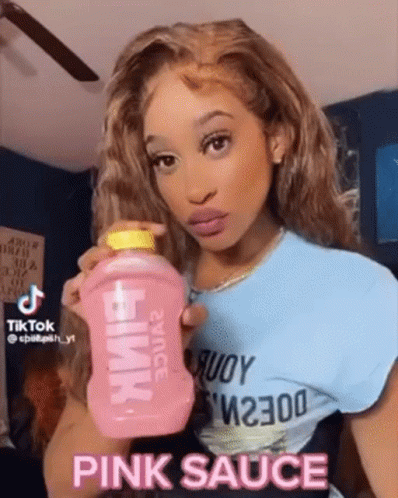Tik Tok Pink Sauce Meme GIF