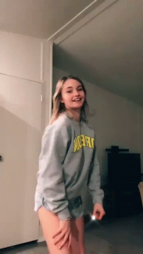 Tiktok Dancing Lady Vlogger From Oregon GIF