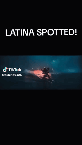 TikTok Screenshot Says Latina Spotted