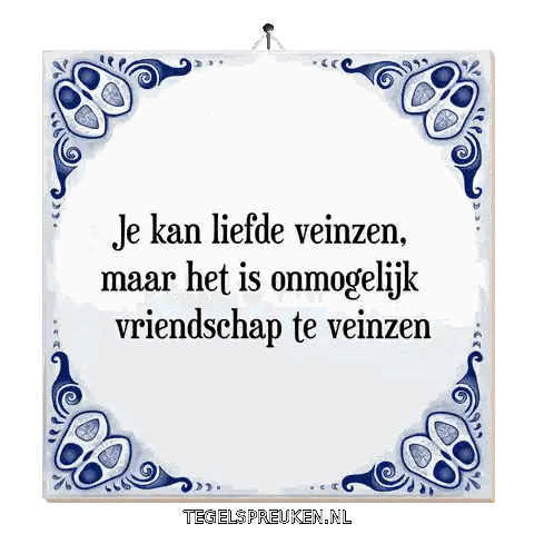 Tile Saying Je Kan Liefde Veinzen