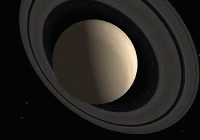 Tilting Of Saturn Animation GIF