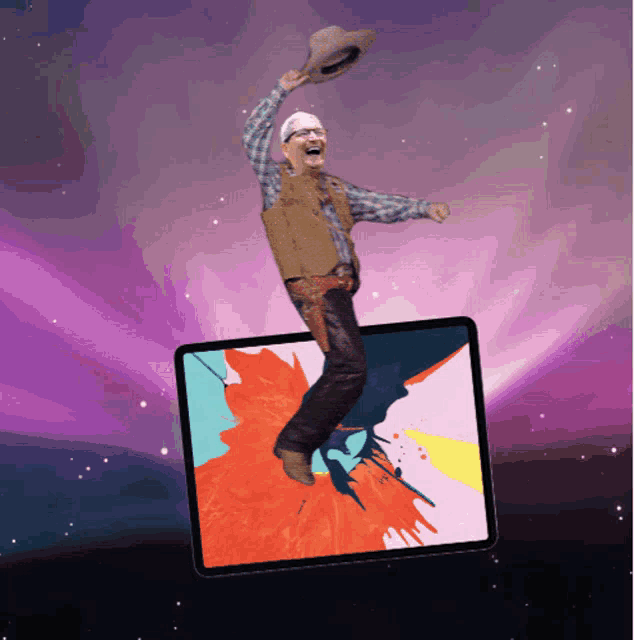 Tim Cook Cowboy Gif GIF