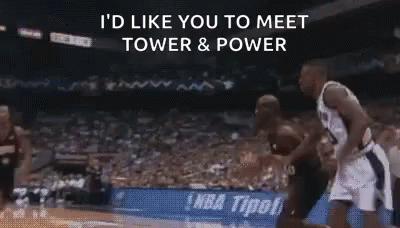 Tim Duncan Meet Tower Power GIF