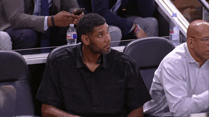 Tim Duncan Spurs What's Up GIF