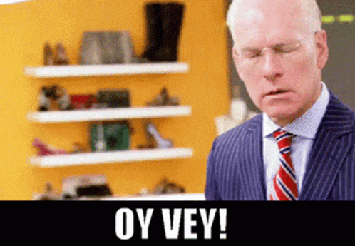 Tim Gunn Shocked Oy Vey GIF