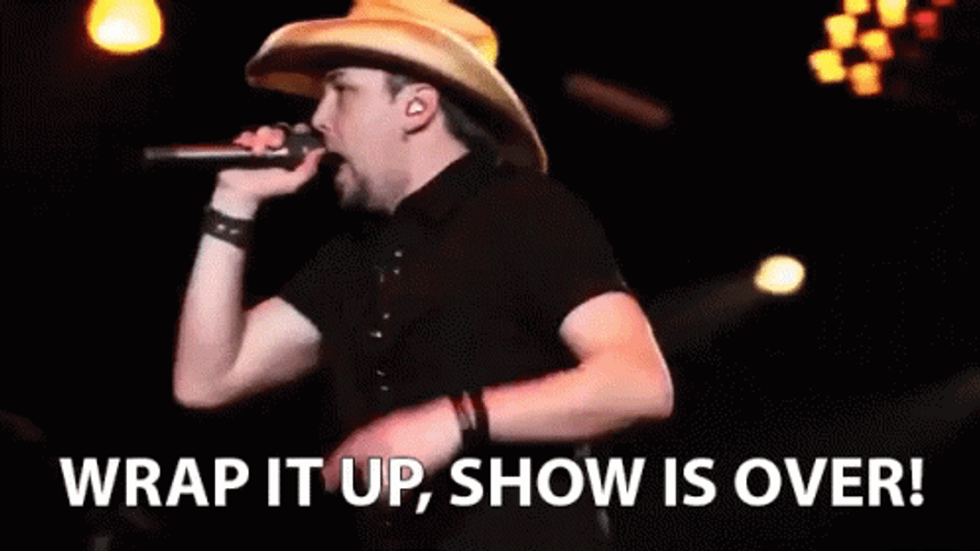 Tim McGraw Wrap It Up Show Is Over GIF